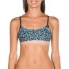 Haut De Maillot De Bain Arena Bandeau Play Turquoise Multi