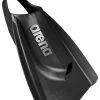 Palmes Courtes De Natation Silicone Arena Powerfin Pro Black