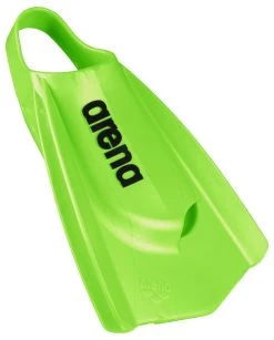 Palmes Courtes De Natation Silicone Arena Powerfin Pro Acid Lime