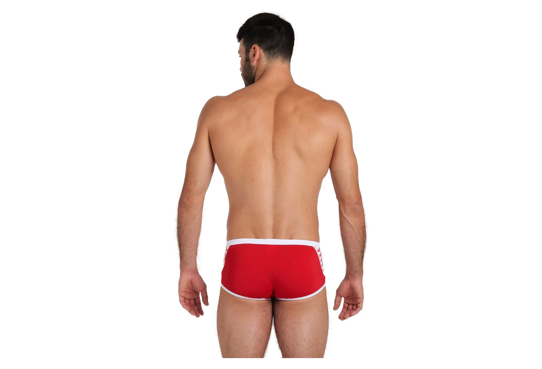 Maillot De Bain Arena Homme Arena ICONS Red White 3 Maillot De Bain Arena Homme Arena ICONS Red White – Image 3