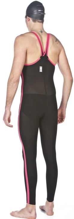 Combinaison De Natation Eau Libre Homme Arena Powerskin R-Evo+ Open Water Dos Fermé Black / Fluo Yellow -Nagez à Votre Guise 27912503 005