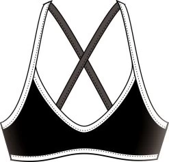 Haut De Maillot De Bain Femme Diana Twin Brassière Noir -Nagez à Votre Guise 3104010808