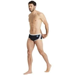 Maillot De Bain Arena Homme Arena ICONS Black White -Nagez à Votre Guise arena icons solid swim low waist short black white 7 1251075