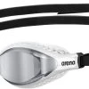 Lunettes De Compétition Natation Arena Air Speed Mirror White-Silver