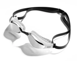 Lunettes De Compétition Natation Arena Air Speed Mirror White-Silver -Nagez à Votre Guise arena airspeed mirror schwimmbrille silver white1920x1920 1