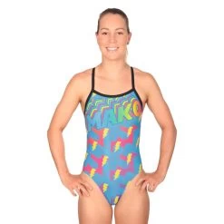 Maillot De Bain De Natation Femme Mako Aumakua 80s