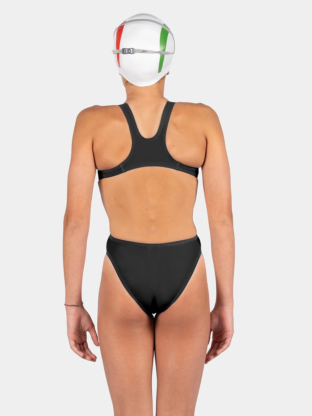 Maillot De Bain Fille Akron Babbitt JR Evo Bicolor Brasil/Black 2 Maillot De Bain Fille Akron Babbitt JR Evo Bicolor Brasil/Black – Image 2