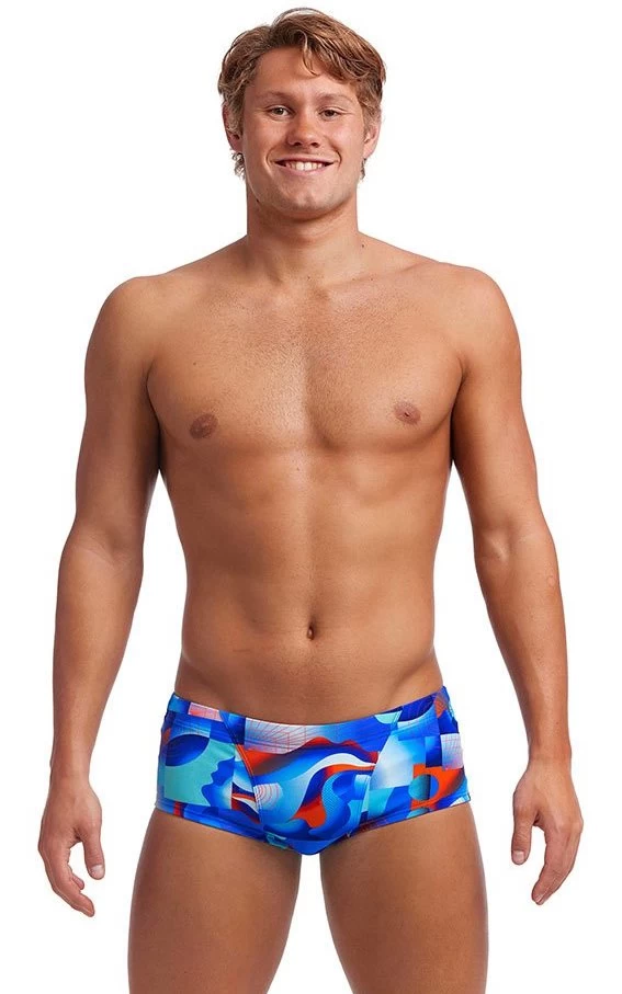 Maillot De Bain Funky Trunks Homme Classic - Battle Blue 1 Maillot De Bain Funky Trunks Homme Classic - Battle Blue