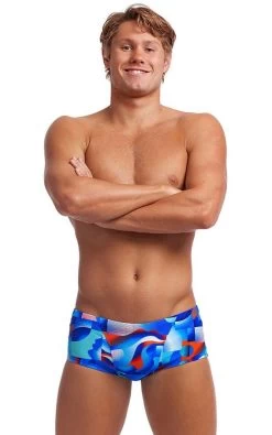 Maillot De Bain Funky Trunks Homme Classic - Battle Blue 5 Maillot De Bain Funky Trunks Homme Classic - Battle Blue -Nagez à Votre Guise battle blue mens 3