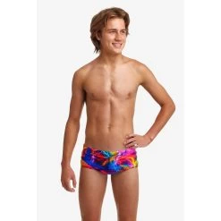 Maillot De Bain Funky Trunks Garçon Trunks - Solar Flares -Nagez à Votre Guise boys solar f