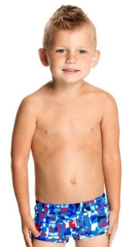 Maillot De Bain Funky Trunks Enfant Garçon Trunk Team Bleu