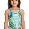 Maillot De Bain Funkita Enfant Fille Meadow Love Bleu
