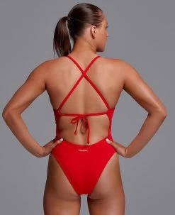 Maillot De Bain Funkita Femme Tie Me Tight - Fire -Nagez à Votre Guise fks001l02598 5