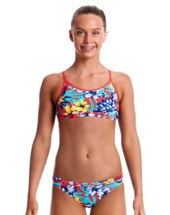 Maillot De Bain Funkita 2 Pièces Fille Aloha From Hawaii Orange