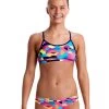 Maillot De Bain Funkita 2 Pièces Fille Mad Mist Rose