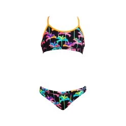 Maillot De Bain Funkita 2 Pièces Fille Palm Drive Noir -Nagez à Votre Guise fs02g palm drive 4166