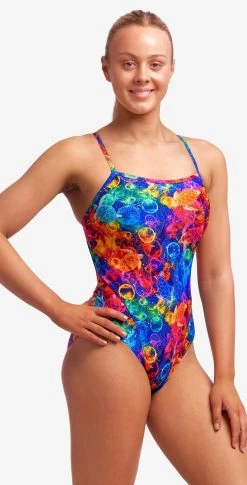 Maillot De Bain Funkita Femme Single Strap - Ocean Galaxy -Nagez à Votre Guise fs15l71552 3