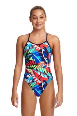 Maillot De Bain Funkita Fille Single Strap - Face Palm