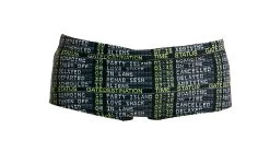Maillot De Bain Funky Trunks Garçon Departure Board Noir -Nagez à Votre Guise ft32b departure board 0826 0