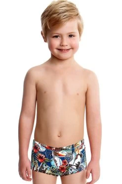 Maillot De Bain Funky Trunks Enfant Garçon Postcard Paradise Multicolore