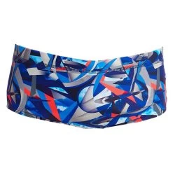 Maillot De Bain Funky Trunks Garçon Futurismo Bleu -Nagez à Votre Guise funky trunks classic 4 0