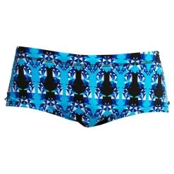 Maillot De Bain Funky Trunks Garçon Dive Master Bleu -Nagez à Votre Guise funky trunks eco plain front 0