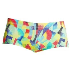 Maillot De Bain Funky Trunks Garçon Point Break Vert -Nagez à Votre Guise funky trunks plain front 4 0