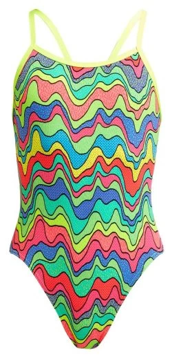 Maillot De Bain Funkita Fille Single Strap Body Contour -Nagez à Votre Guise g body contour