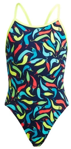 Maillot De Bain Funkita Fille Single Strap Chilli Boss -Nagez à Votre Guise g chilli boss