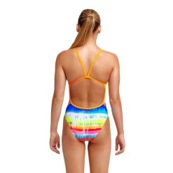 Maillot De Bain Funkita Fille Single Strap - Dye Hard -Nagez à Votre Guise girl dye hard d