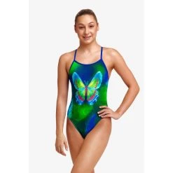 Maillot De Bain Funkita Fille Single Strap - Fly Girl Fly -Nagez à Votre Guise girl fly f2