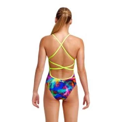 Maillot De Bain Funkita Fille Strapped In - Solar Flares -Nagez à Votre Guise girl solar d