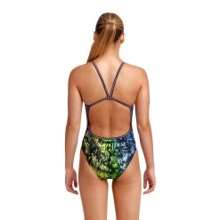 Maillot De Bain Funkita Fille Single Strap - Lion Eyes -Nagez à Votre Guise girls lion eyes d