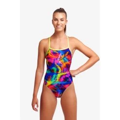 Maillot De Bain Funkita Femme Strapped In - Solar Flares -Nagez à Votre Guise ladies solar f2