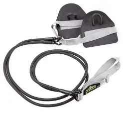 Matériel D'entraînement, Musculation Hors De L'eau Madwave Elastiques Avec Plaquettes Grise