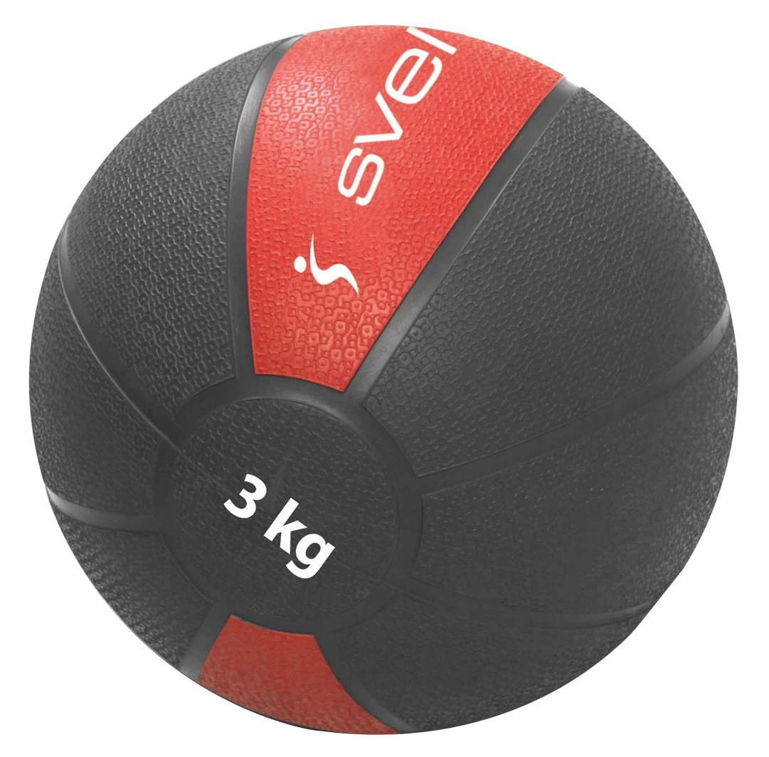 Renforcement Musculaire Sveltus Medecine Ball 3 KG Rouge 1 Renforcement Musculaire Sveltus Medecine Ball 3 KG Rouge