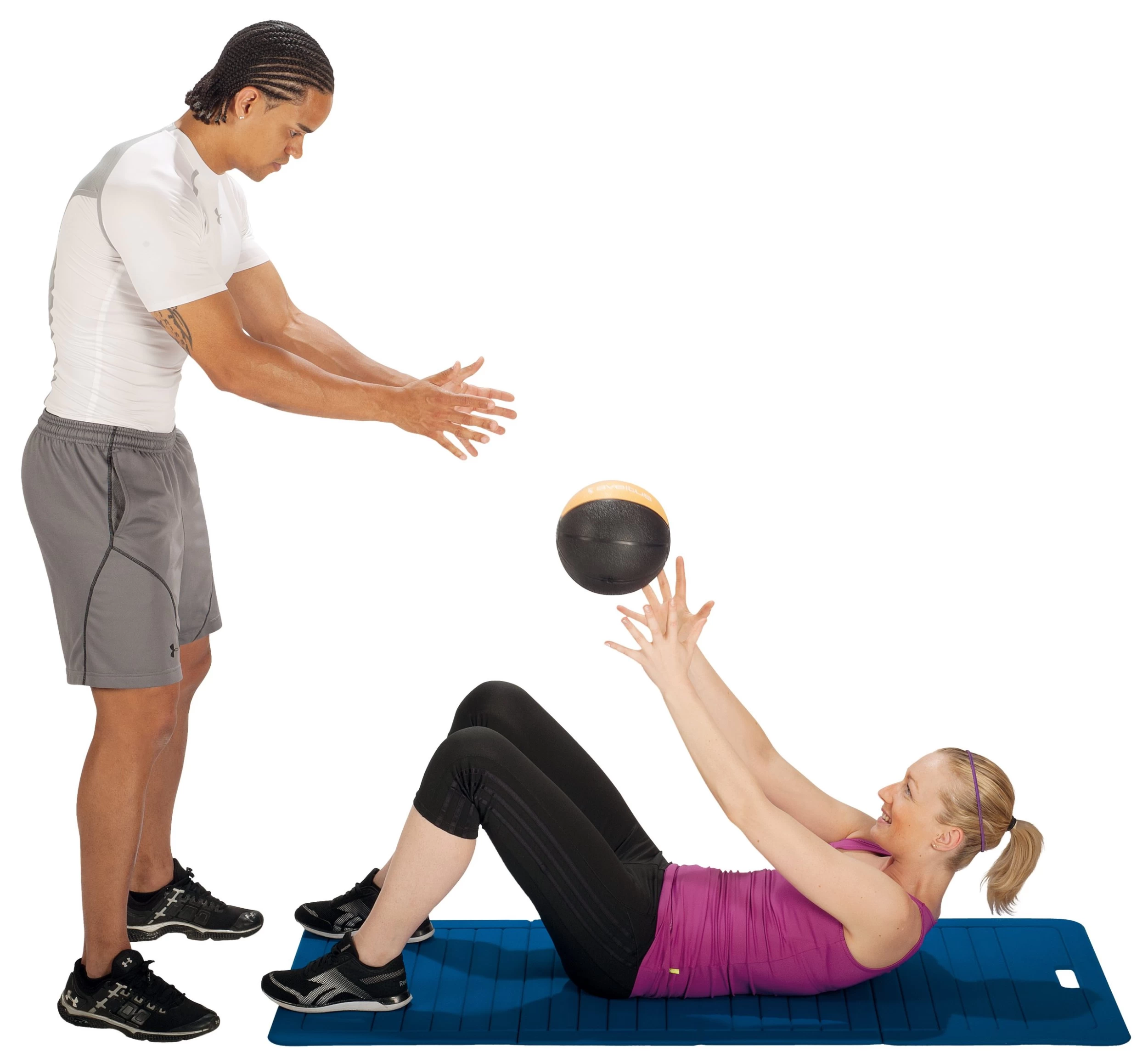 Renforcement Musculaire Sveltus Medecine Ball 1 KG Jaune 2 Renforcement Musculaire Sveltus Medecine Ball 1 KG Jaune – Image 2