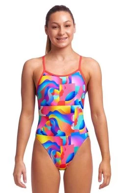 Maillot De Bain Funkita Fille Single Strap - Radar Rage