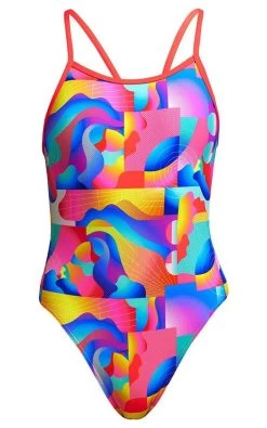 Maillot De Bain Funkita Fille Single Strap - Radar Rage -Nagez à Votre Guise radar rage girls3