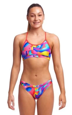 Maillot De Bain Funkita 2 Pièces Fille Racerback - Radar Rage
