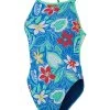 Maillot De Bain 1 Pièce SPEEDO Allover Digital Vback Swimsuit - Retro Floral