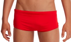 Maillot De Bain Funky Trunks Garçon Solid Still Red Rouge -Nagez à Votre Guise still red 6