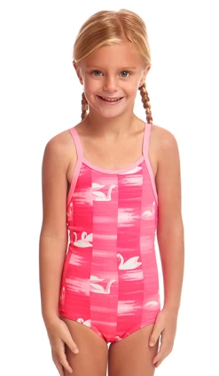Maillot De Bain Funkita Enfant Fille Swan Lake Rose