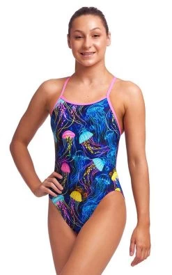 Maillot De Bain Funkita Fille Single Strap - Schwimma Stinga -Nagez à Votre Guise swimma girls1